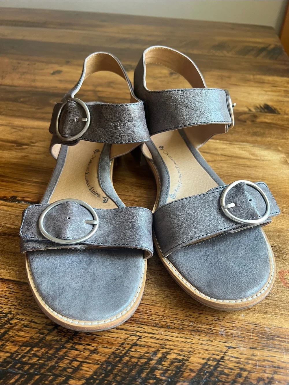 Sofft Sz 10 Gray Nerissa Strap Sandal Boho Comfy